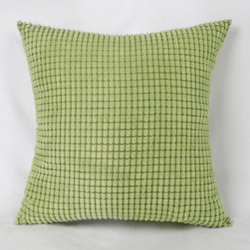 HKM-594771 Jacquard Corduroy Modern Polyester Cushion Cover in Plain Design