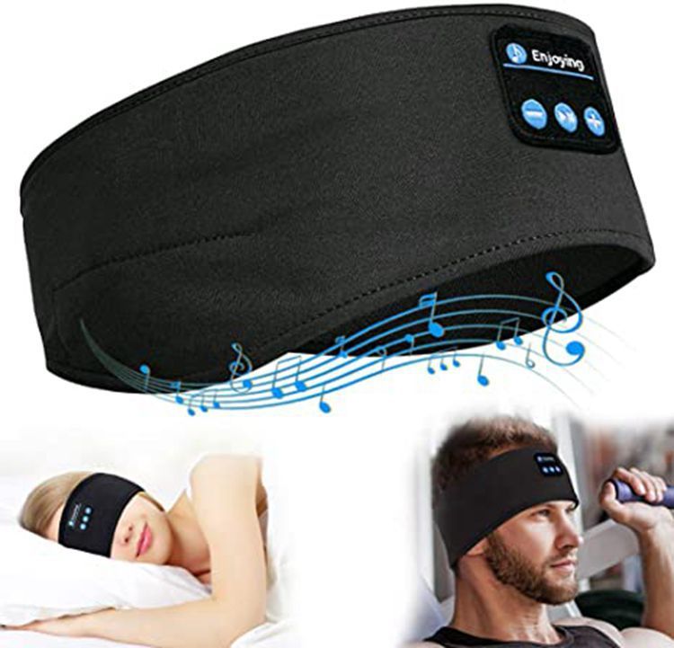 HKM-594899 Bluetooth V5.0 Sports Headband for Music and Calls - Comfortable Audio Sleeping Headband