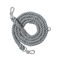 HKM-595027 Braided Double-Ended Dog Leash - Multifunctional Polyester Cotton, 210cm & 250cm Options