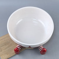 HKM-595027 Ceramic Christmas Fruit Plate and Snack Storage Tray for Special Occasions