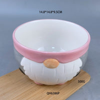 HKM-595027 Ceramic Christmas Fruit Plate and Snack Storage Tray for Special Occasions
