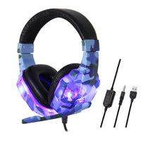 HKM-595283 Wired Headphones with Ear Protection for Computer Use - Multiple Color Options Available