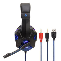 HKM-595283 Wired Headphones with Ear Protection for Computer Use - Multiple Color Options Available