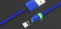 HKM-595411 360-Degree Magnetic Fast Charging Data Cable - Compatible with Android, iOS, and TYPE-C Devices