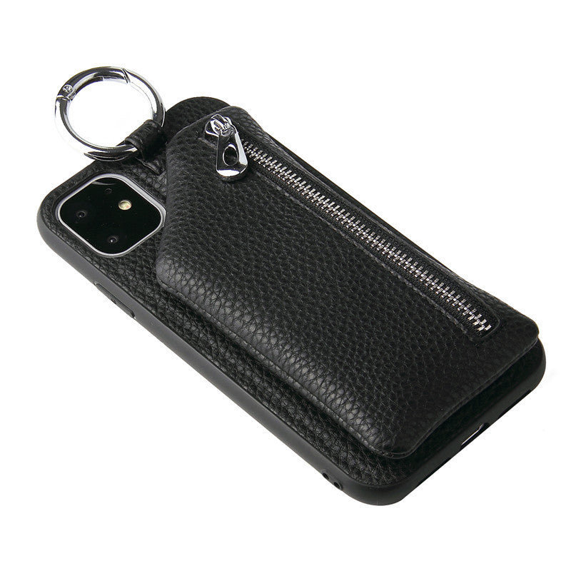 HKM-595475 PU Leather Crossbody Phone Case with Lanyard for iPhone and Samsung Models