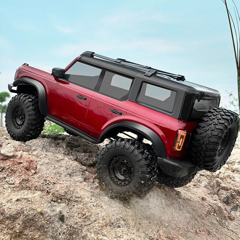 HKM-595795 1/10 Scale 2.4GHz Electric Remote Control Off-road Racing Truck, 4x4 Climbing RC Car for Ages 14+