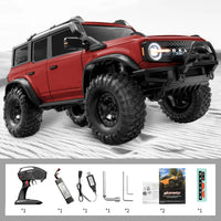 HKM-595795 1/10 Scale 2.4GHz Electric Remote Control Off-road Racing Truck, 4x4 Climbing RC Car for Ages 14+