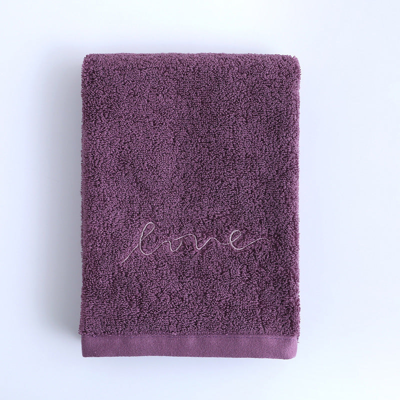 HKM-595795 Pure Cotton Embroidery Face Towel in Lavish Colors