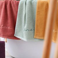 HKM-595795 Pure Cotton Embroidery Face Towel in Lavish Colors
