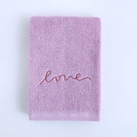 HKM-595795 Pure Cotton Embroidery Face Towel in Lavish Colors