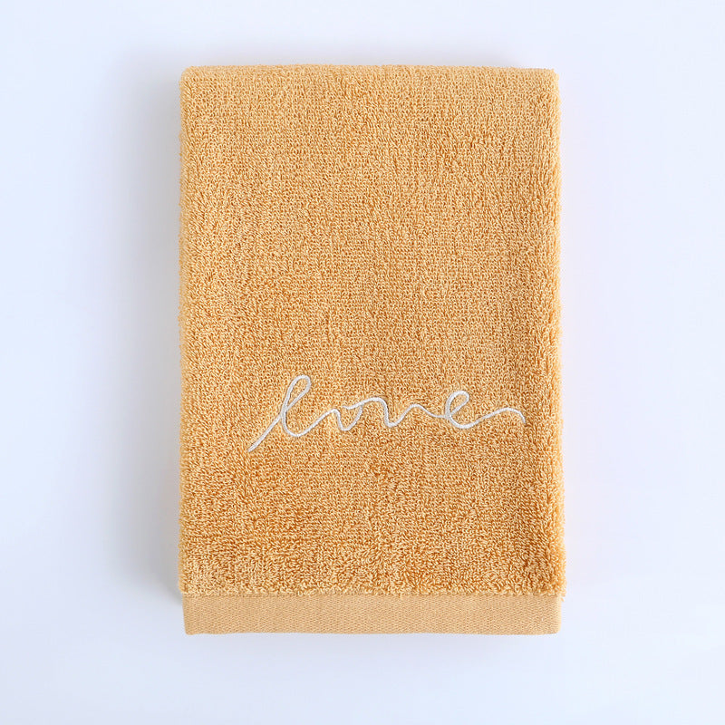 HKM-595795 Pure Cotton Embroidery Face Towel in Lavish Colors