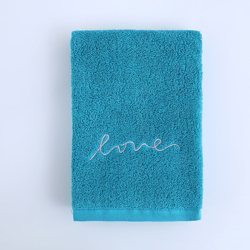 HKM-595795 Pure Cotton Embroidery Face Towel in Lavish Colors