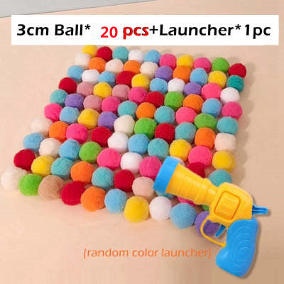 HKM-595987 Cat Pompons Gun Relief Toy