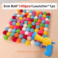 HKM-595987 Cat Pompons Gun Relief Toy