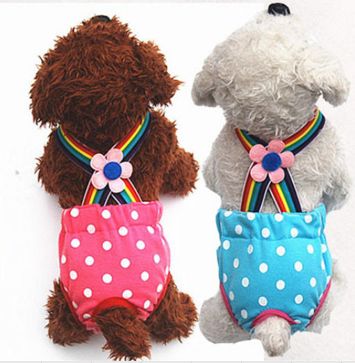 HKM-595987 Pet Comfort Cotton Underwear for Female Dogs - Breathable and Easy to Wear