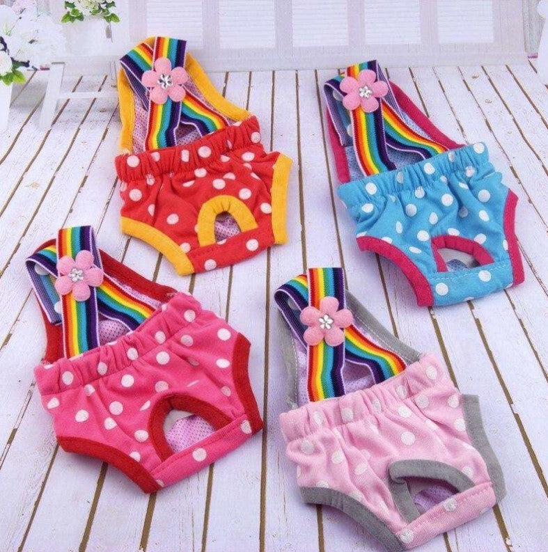 HKM-595987 Pet Comfort Cotton Underwear for Female Dogs - Breathable and Easy to Wear