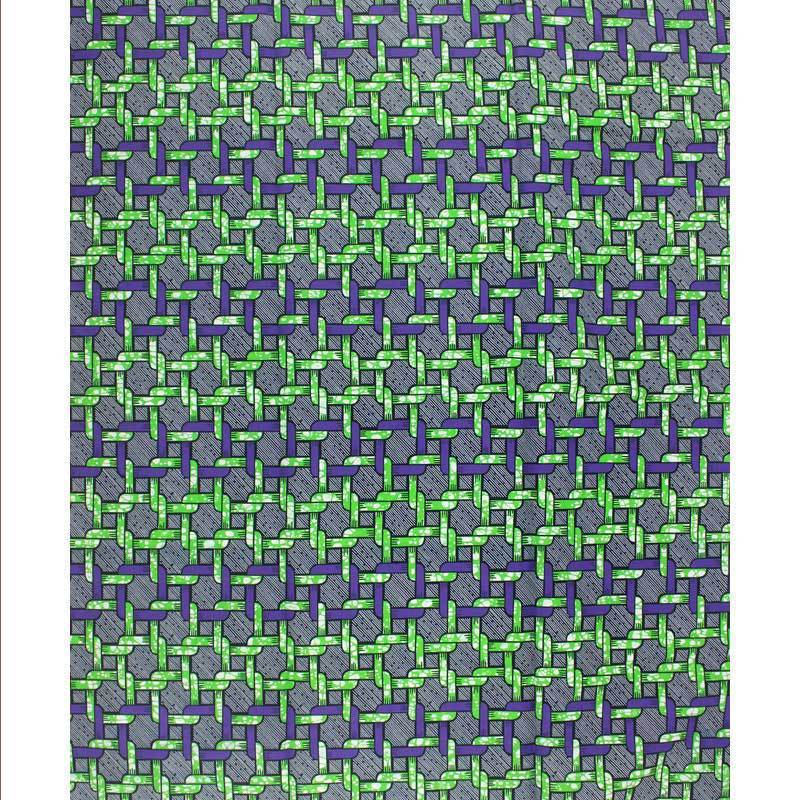 HKM-596051 African Batik Cotton Wax Cloth - 100% Cotton, Versatile Fabric for Fashion, Home Décor, and Crafting