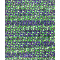 HKM-596051 African Batik Cotton Wax Cloth - 100% Cotton, Versatile Fabric for Fashion, Home Décor, and Crafting