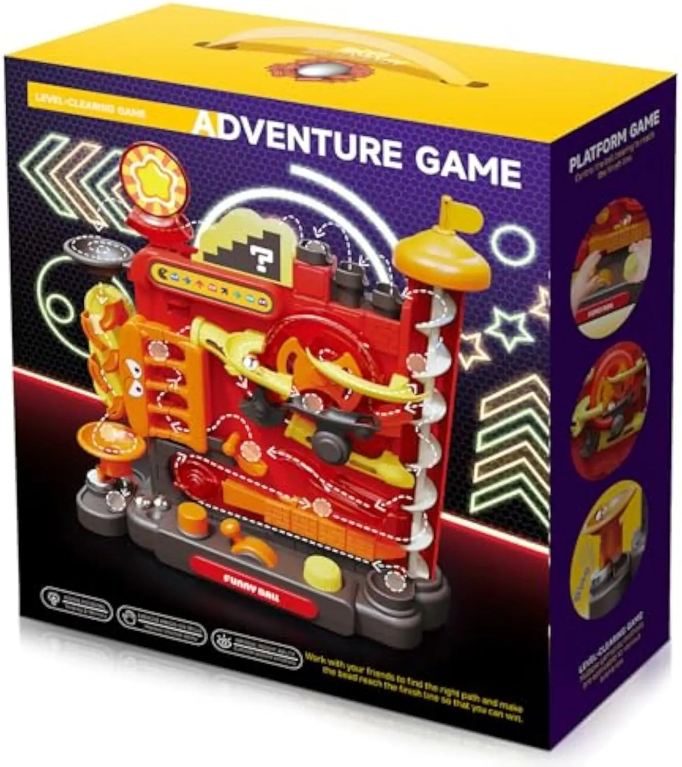 HKM-596051 Multifunctional Educational Marble Run Puzzle Labyrinth Maze Game for Kids