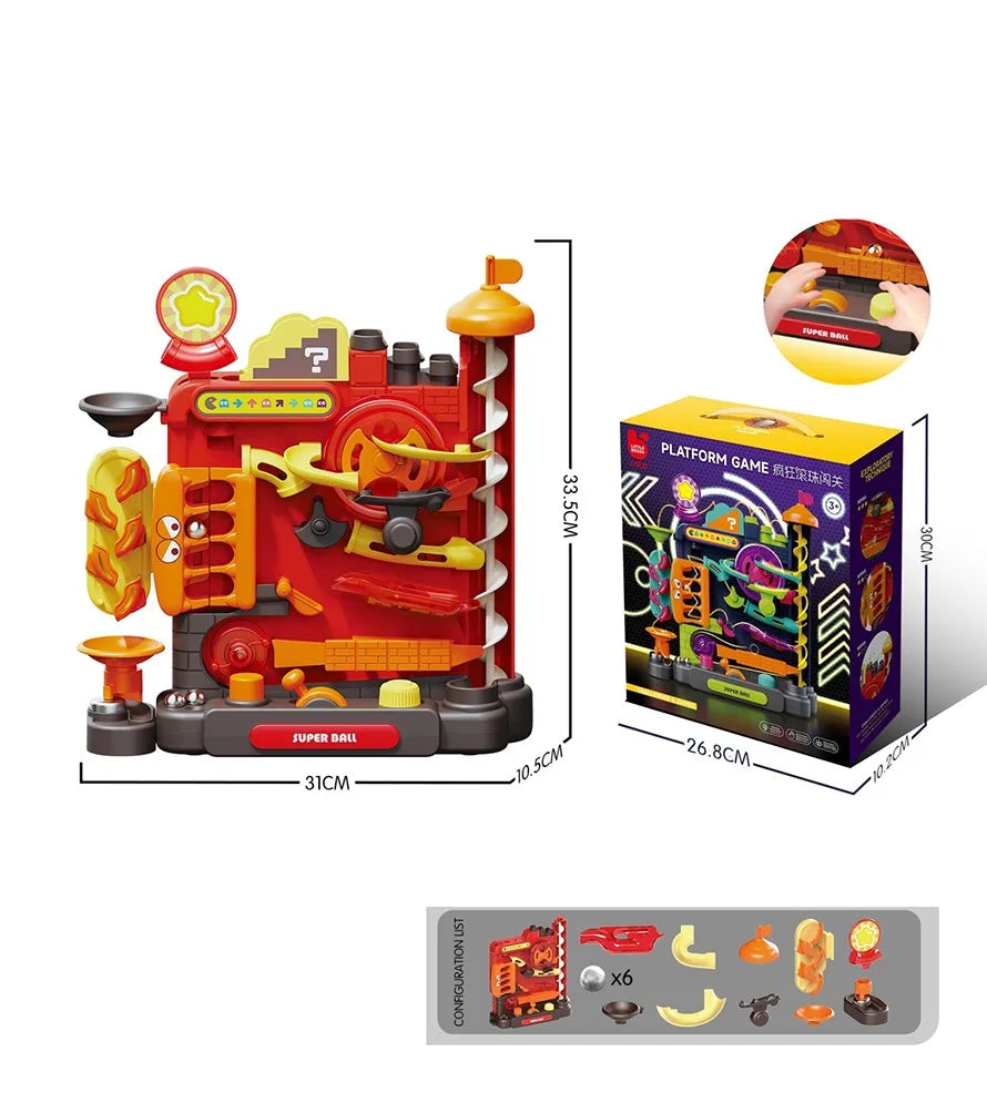 HKM-596051 Multifunctional Educational Marble Run Puzzle Labyrinth Maze Game for Kids
