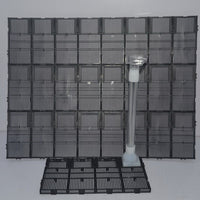 HKM-596051 Underwater Air Filter Plate for Fish Tanks - Precision Non-Woven Fabric Bottom Filter, Multi-Connection Options