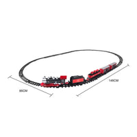 HKM-596179 Battery Operated Train Set with Track for Kids Ages 2-7, Durable Plastic Toy