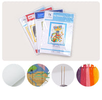 HKM-596371 Landscape Cross Stitch Embroidery Kit with Ecological Cotton Fabric