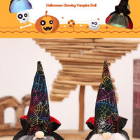 HKM-596499 Halloween Seven-Color Light-Up Doll with Gray and White Beards