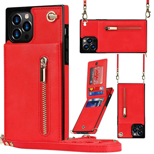 HKM-596627 Leather Wallet Phone Case for Multiple Models - Durable TPU & Leather Design
