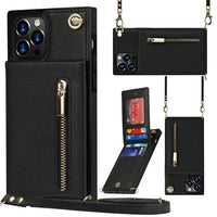 HKM-596627 Leather Wallet Phone Case for Multiple Models - Durable TPU & Leather Design