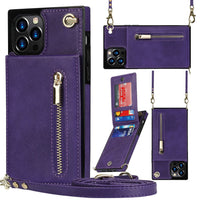 HKM-596627 Leather Wallet Phone Case for Multiple Models - Durable TPU & Leather Design