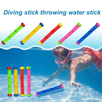 HKM-596627 Underwater Diving Stick Toy Set for Children - Sinking Pool Training Toys (4 Pcs)