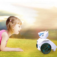 HKM-596947 DIY Smart Watch Sensor Robot Toy - 2.4G RC Intelligent Robot with LED Lights, Sound, Singing, Dancing, Educational for Ages 5+
