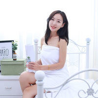 HKM-596947 Thick Microfiber Hotel Bath Towels - Available in White or Gray, Multiple Sizes