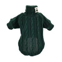 HKM-596947 Warm Knitwear Coat for Small to Medium Dogs and Cats - Available in Orange, Black, Grey