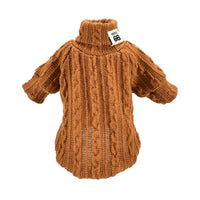 HKM-596947 Warm Knitwear Coat for Small to Medium Dogs and Cats - Available in Orange, Black, Grey