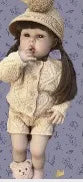 HKM-597203 Soft Silicone Reborn Baby Girl Doll - 55cm Realistic & Cuddly Toy