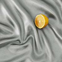 HKM-597203 Solid Color Light Gray Silk Envelope Pillowcase - 50x76cm Modern Simple Design