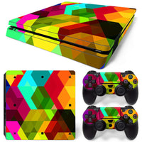 HKM-597395 Full Body Sticker for PS4 Slim - Eco-Friendly PVC Air Guide Film
