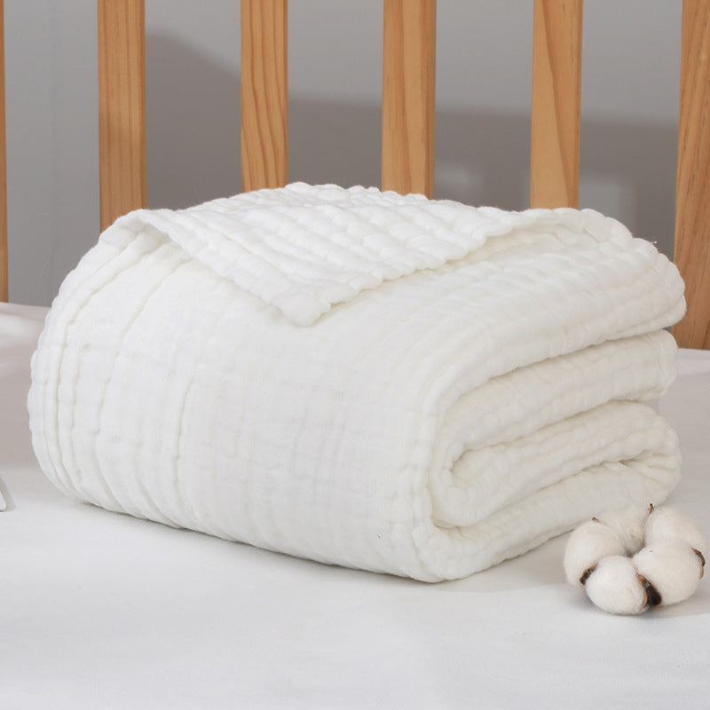 HKM-597523 Soft Combed Cotton Six-Layer Gauze Quilt for Newborns - 110x110cm