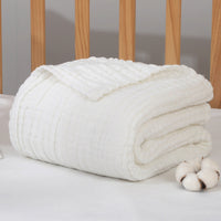 HKM-597523 Soft Combed Cotton Six-Layer Gauze Quilt for Newborns - 110x110cm