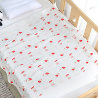 HKM-597523 Soft Combed Cotton Six-Layer Gauze Quilt for Newborns - 110x110cm