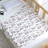 HKM-597523 Soft Combed Cotton Six-Layer Gauze Quilt for Newborns - 110x110cm