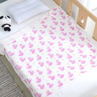 HKM-597523 Soft Combed Cotton Six-Layer Gauze Quilt for Newborns - 110x110cm
