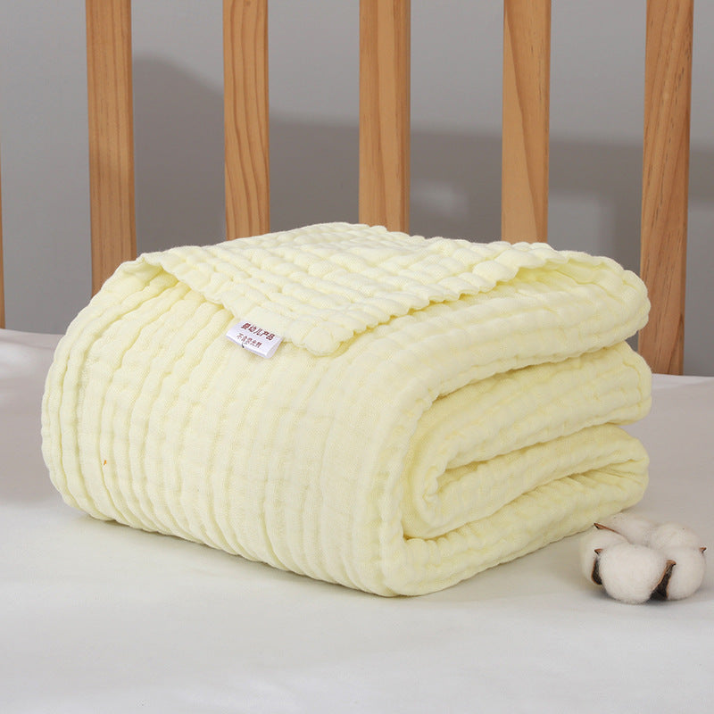 HKM-597523 Soft Combed Cotton Six-Layer Gauze Quilt for Newborns - 110x110cm