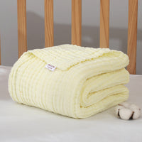 HKM-597523 Soft Combed Cotton Six-Layer Gauze Quilt for Newborns - 110x110cm
