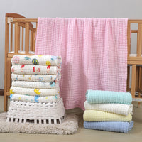 HKM-597523 Soft Combed Cotton Six-Layer Gauze Quilt for Newborns - 110x110cm