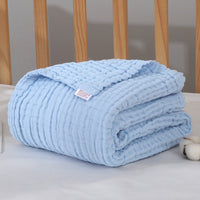 HKM-597523 Soft Combed Cotton Six-Layer Gauze Quilt for Newborns - 110x110cm