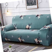 HKM-597587 Christmas Stretch Sofa Cover - All-Inclusive Design for Various Sizes: Single to Four-Person Positions