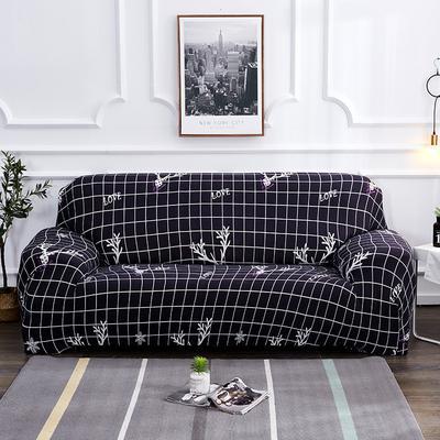 HKM-597587 Christmas Stretch Sofa Cover - All-Inclusive Design for Various Sizes: Single to Four-Person Positions